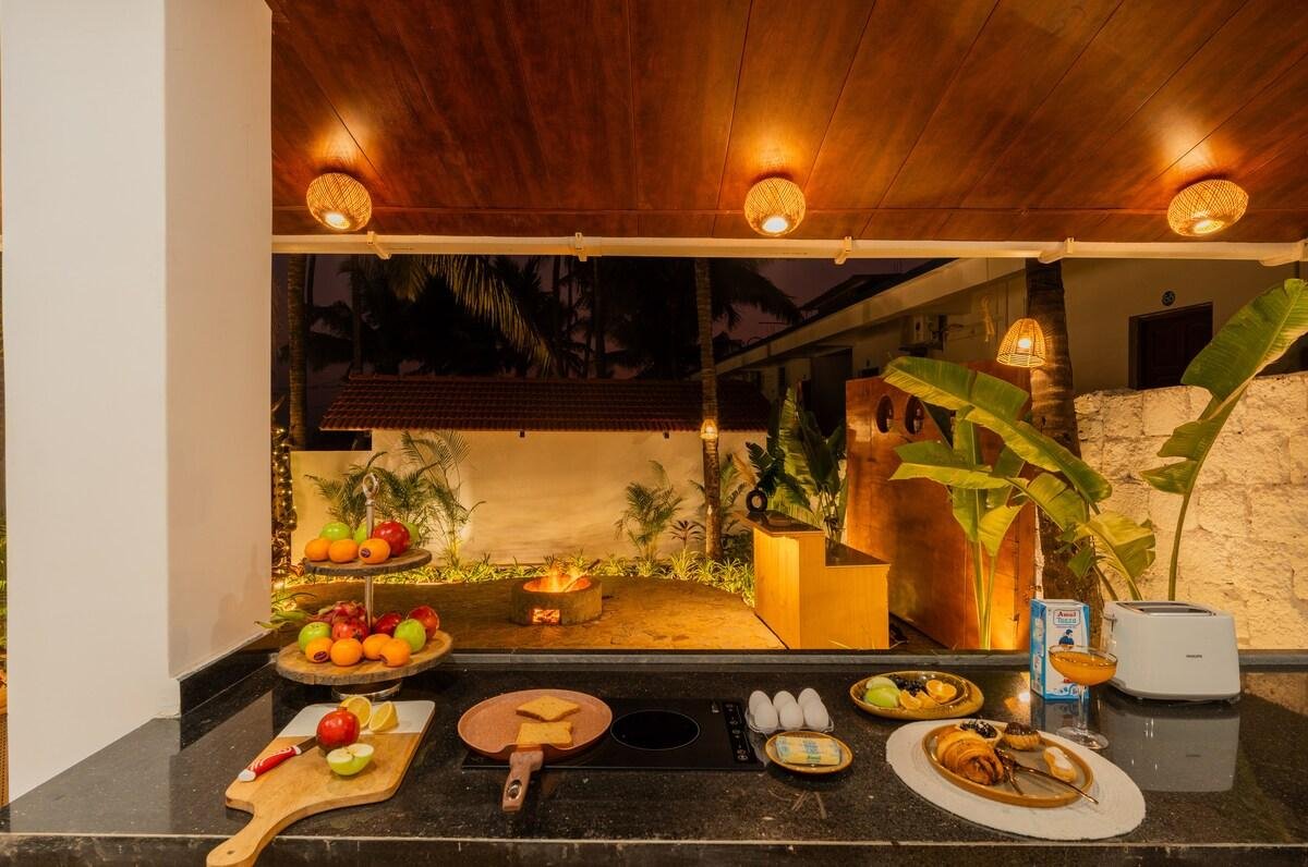 Open Kitchen Boutique Hut on the Beach x Solis Nature