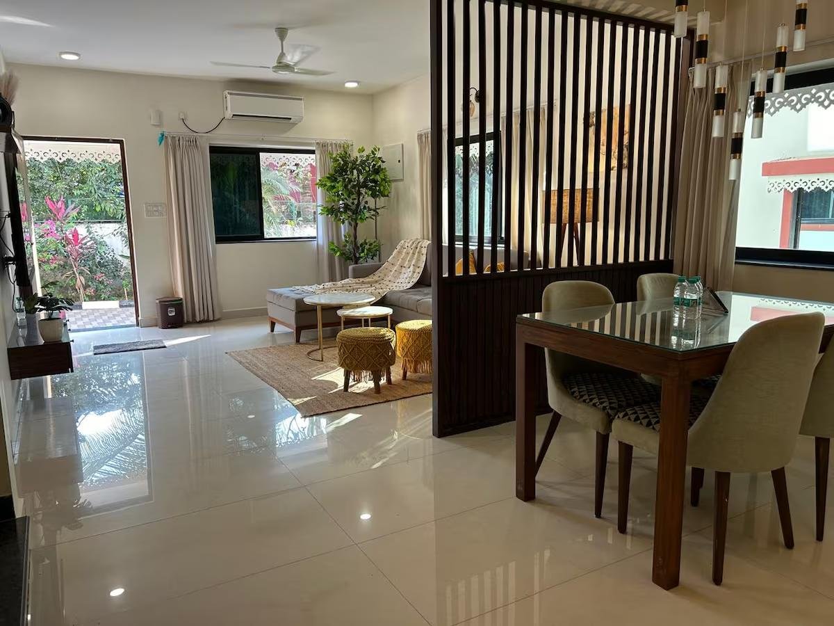 Lux Home - 4BHK Villa in Anjuna with Common Pool x Solis Nature