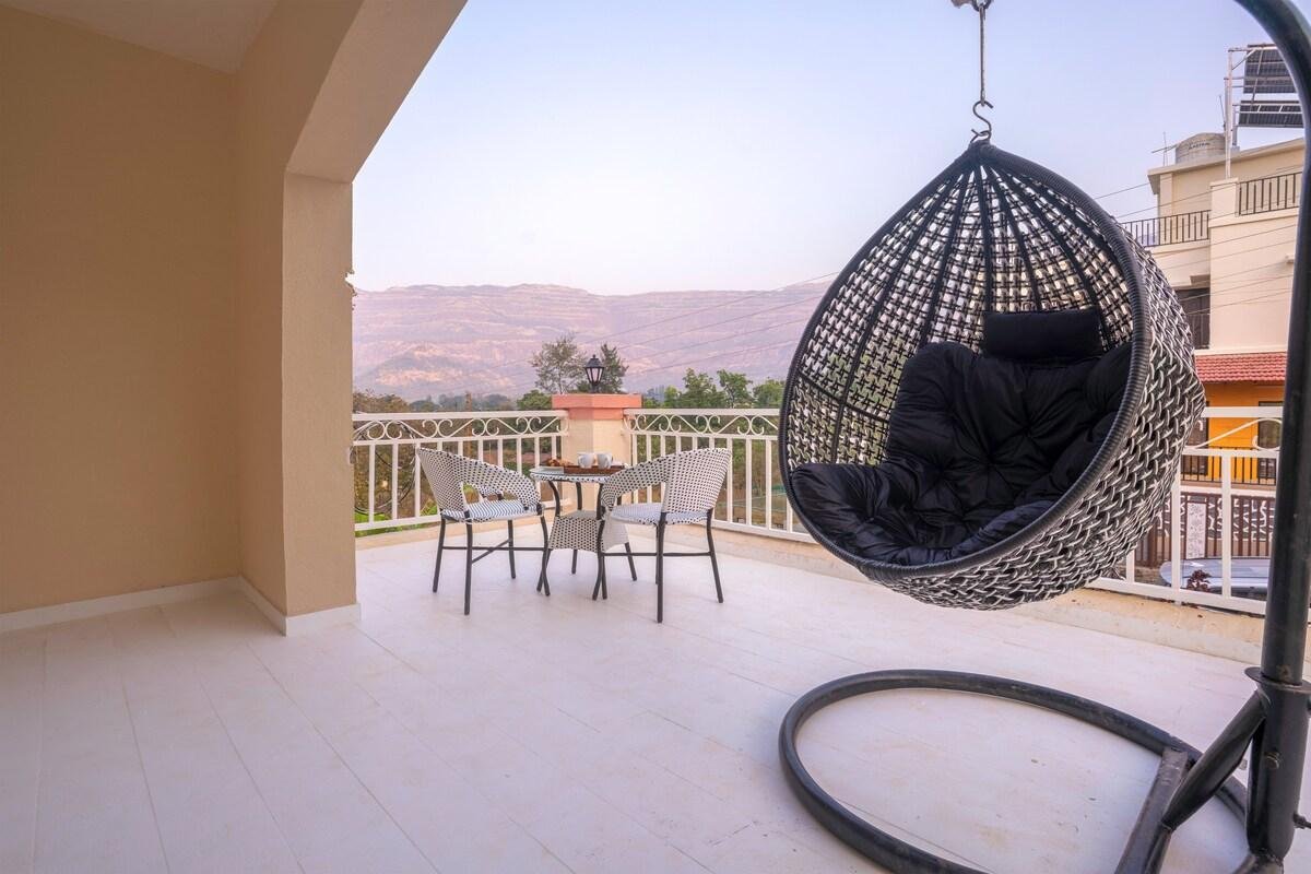 Lavender Crest | Pet- friendly 4-BHK Villa With Privat x Solis Nature