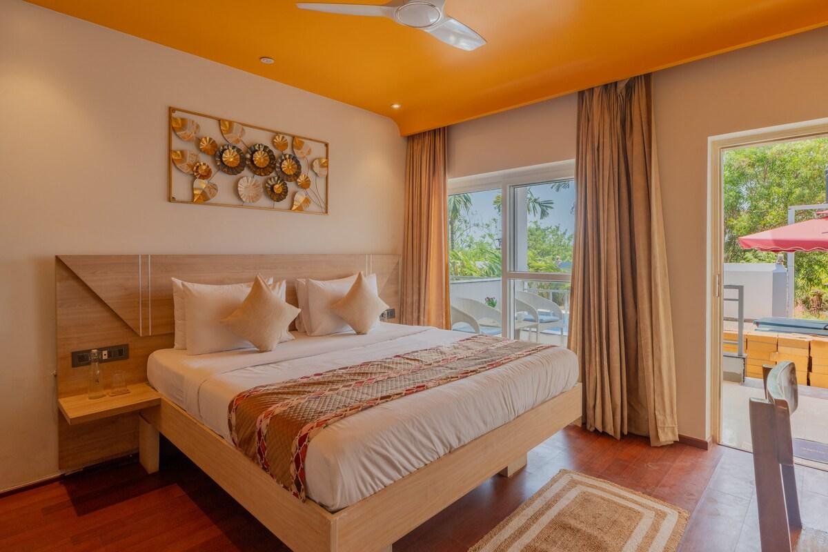 Retreat W/ Pool, Close to Ashvem Beach x Solis Nature