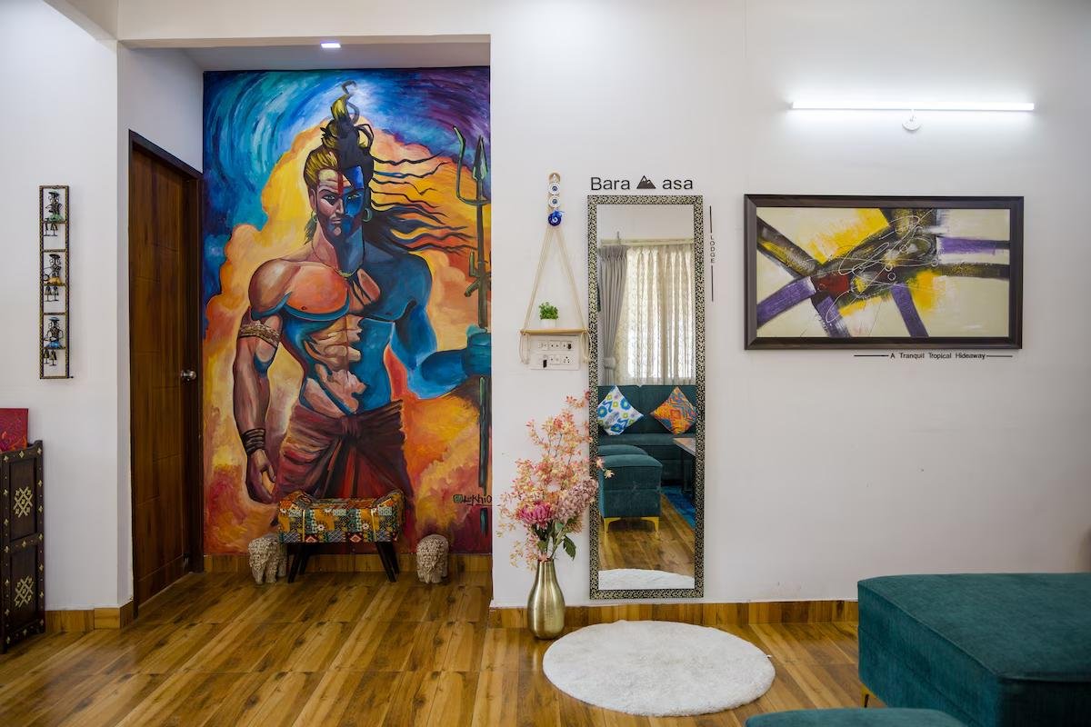 Alaya Stays Baramasa  3 BHK x Solis Nature