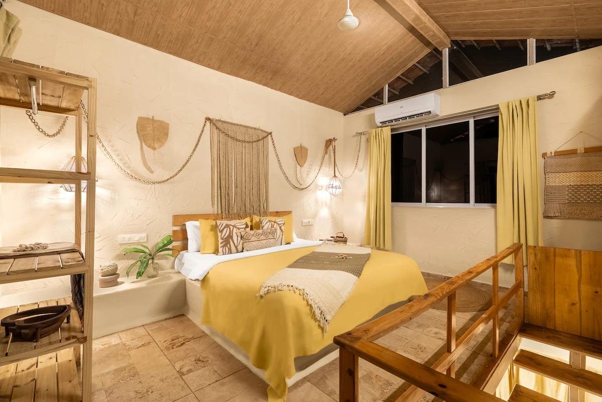 Boho theme 2BHK Villa wd Pvt Pool & Lawn in Karjat x Solis Nature