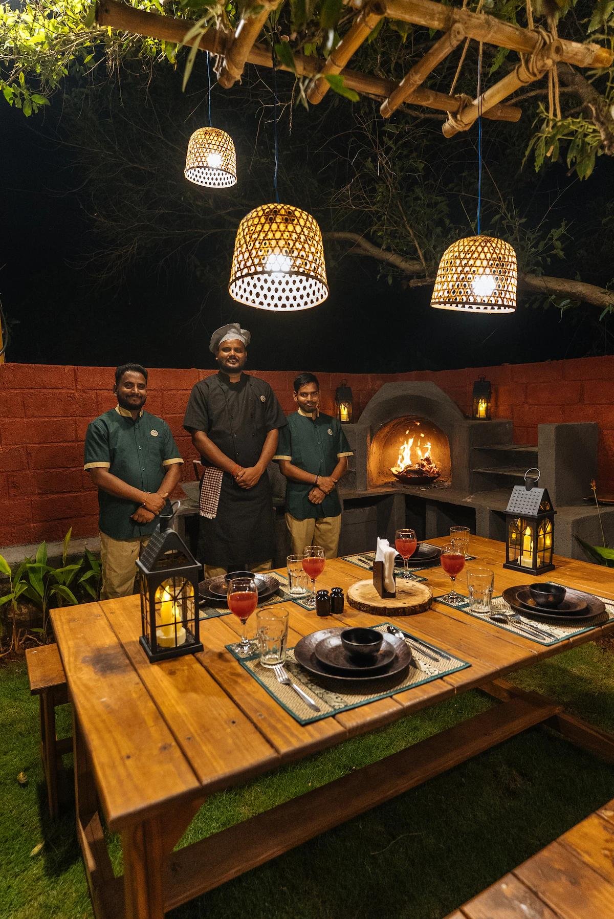 Boho theme 2BHK Villa wd Pvt Pool & Lawn in Karjat x Solis Nature