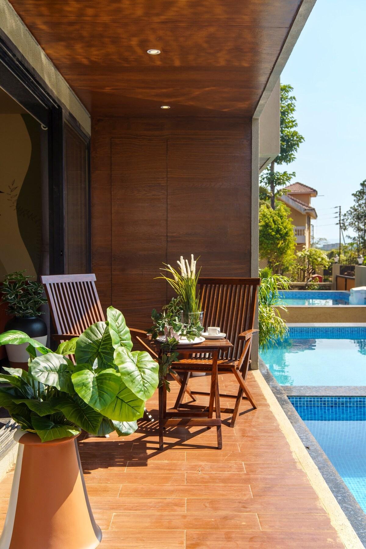 Stayscape- Aquavista 2  , 3BHK Veg N Jain in Lonavala x Solis Nature