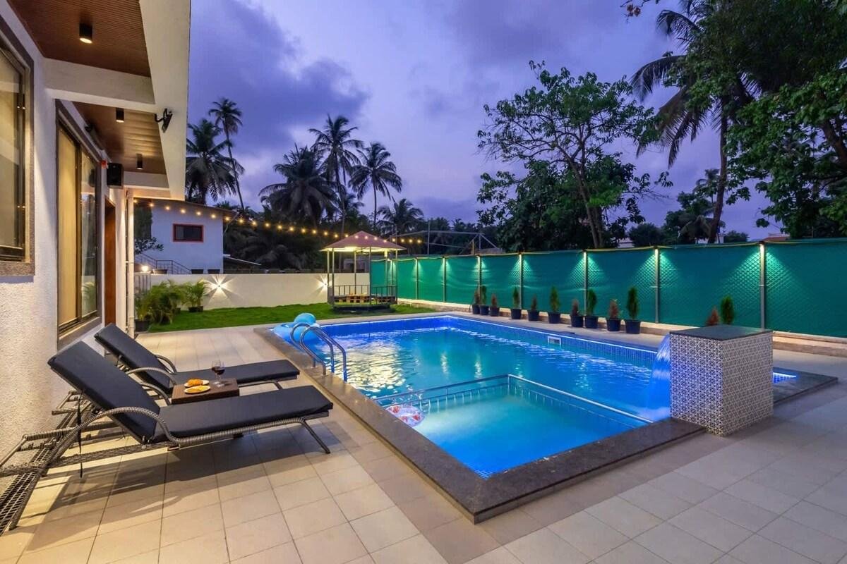 Stayleisurely Ocean Mosaic Nagaon Alibaug 3 BHK x Solis Nature
