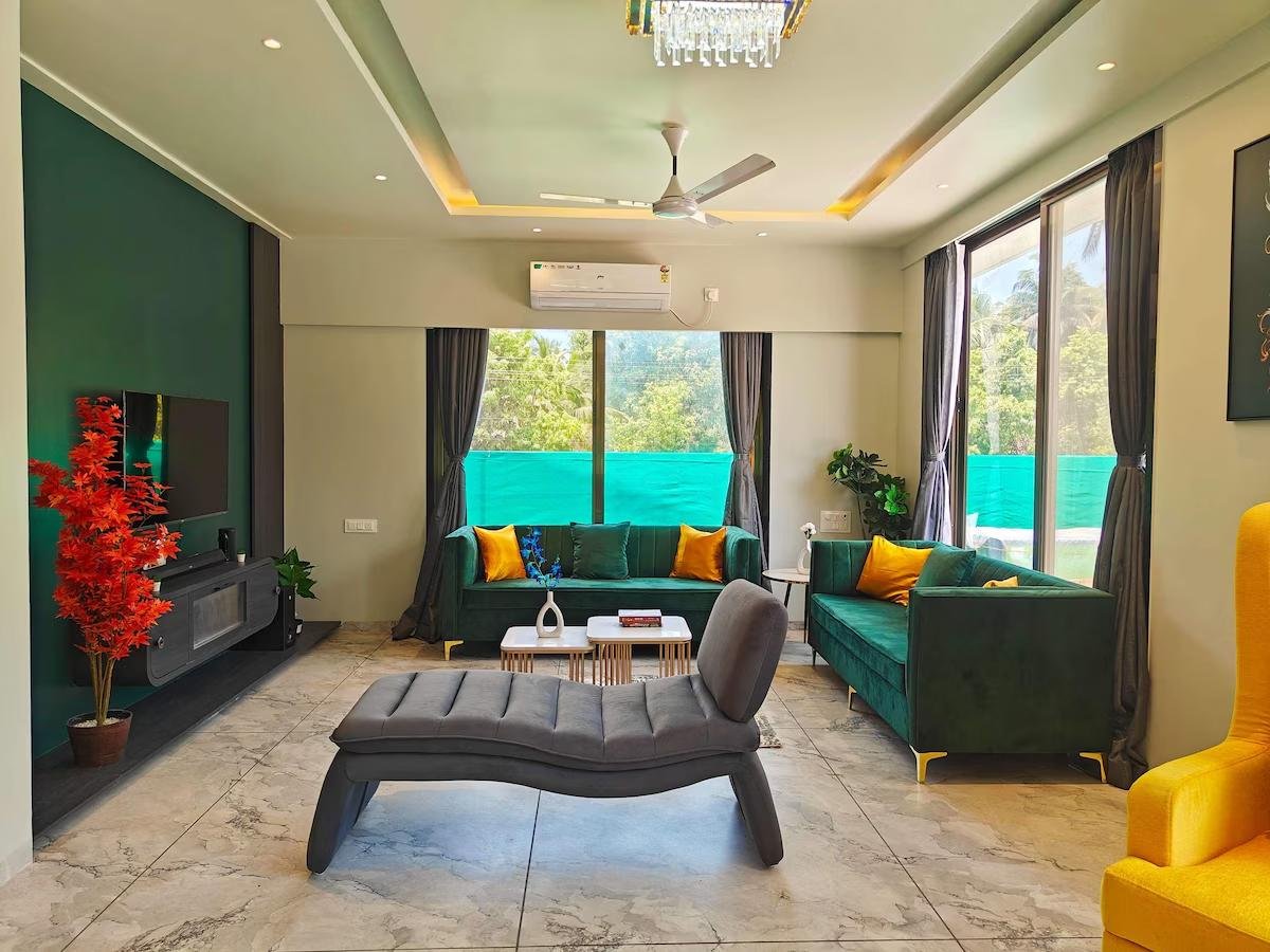 Stayleisurely Ocean Mosaic Nagaon Alibaug 3 BHK x Solis Nature