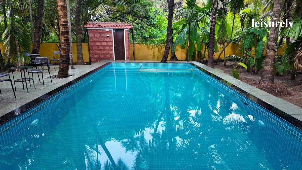 StayLeisurely Sera Villa Thal Alibaug 4 BHK x Solis Nature